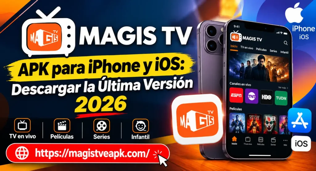 Magis TV APK para iPhone y iOS