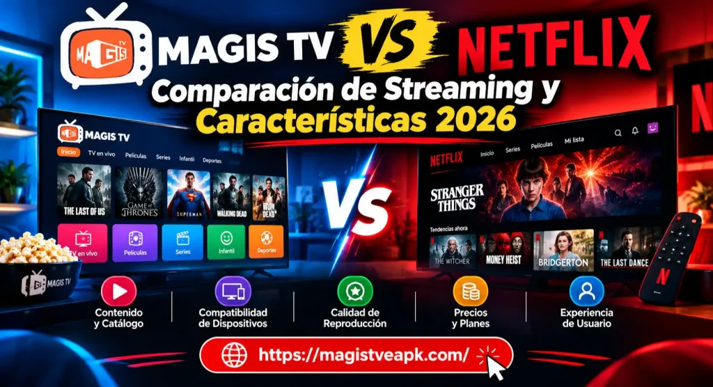 Magis TV vs Netflix