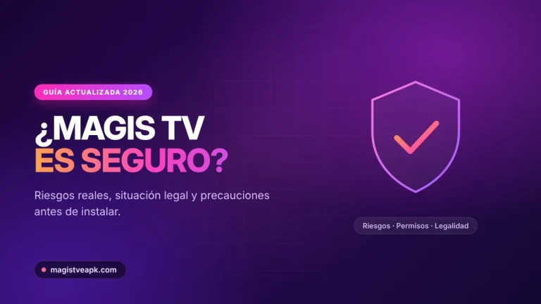 ¿Magis TV es seguro? Riesgos, legalidad y precauciones en 2026