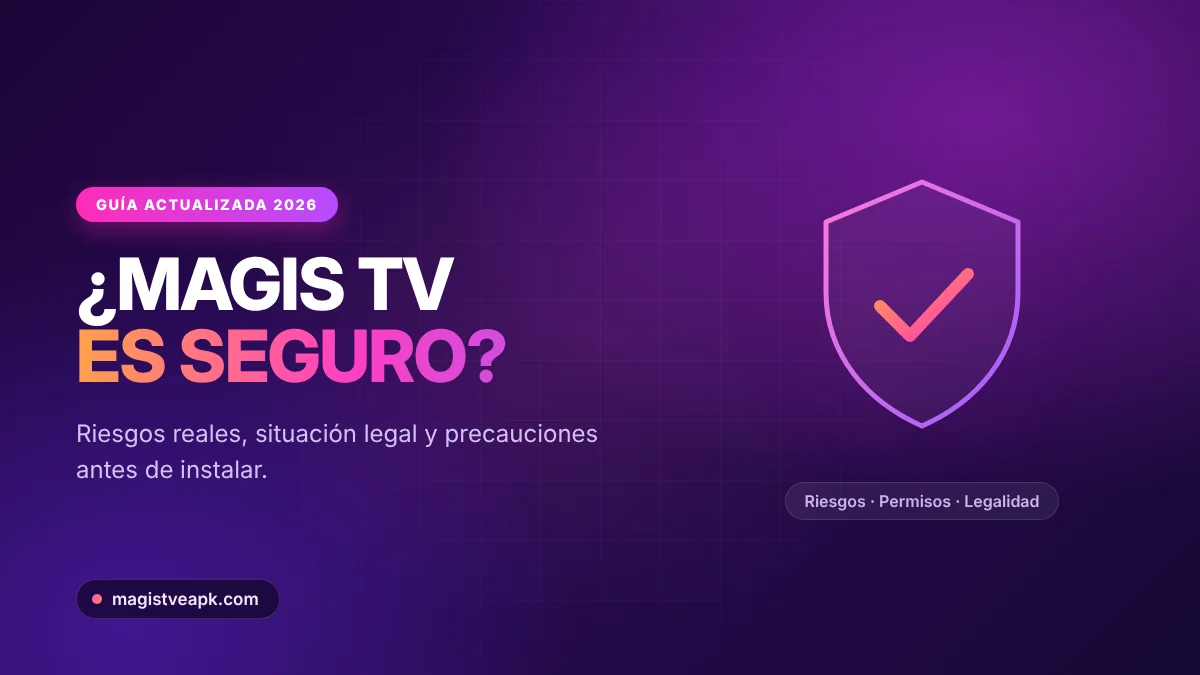 ¿Magis TV es seguro? Riesgos, legalidad y precauciones en 2026